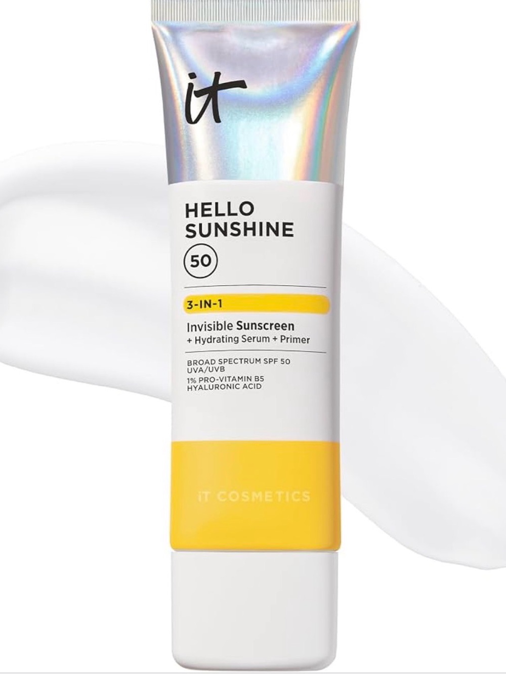 it cosmetics Hello Sunshine Invisible Sunscreen Tube - White & Yellow